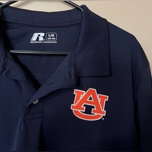 Men’s Polo with AU Logo, Large